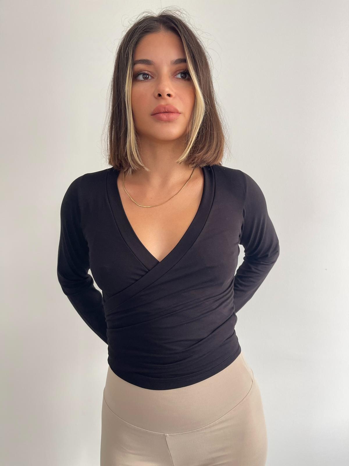 Kruvaze Bağlamalı Ultra Soft Basic
