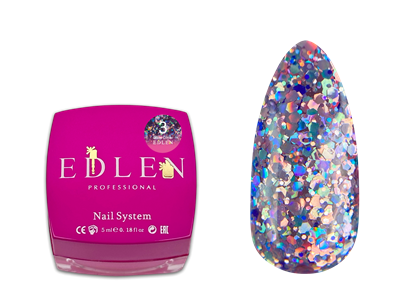 Disco Glitter Edlen 5 ml. №03
