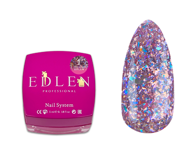 Disco Glitter Edlen 5 ml. №01
