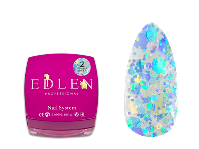 Confetti Glitter Edlen 5 ml. №02