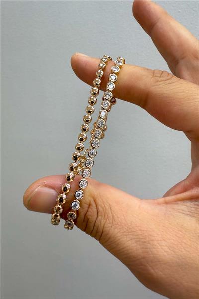 18 K Roze Gold XUPİNG VİP Bileklikler