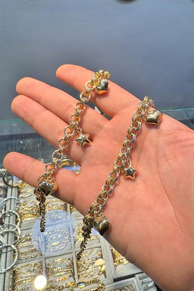 Taşsız Xuping 14 K Renk Vip Serisi Bileklik