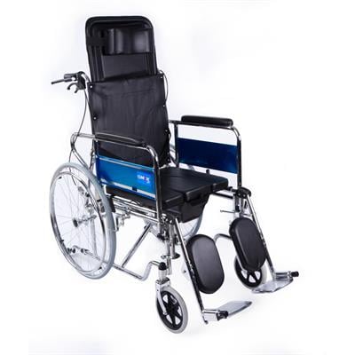 Comfort Plus DY02609GC Sırtı Yatar Ayak Kalkar Tuvalet Özellikli Tekerlekli Sandalye