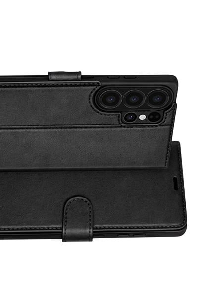 Mey İthalat®  Samsung Galaxy S26 Ultra Trend S Plus Kapaklı Kılıf - Siyah