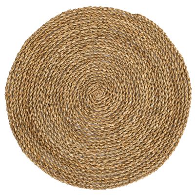 Amerikan Servis Naturel Rattan 6 lı Set