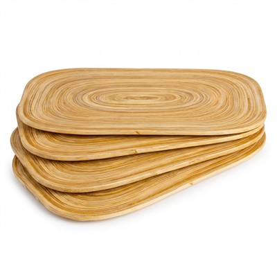 Bambu Amerikan Servisi 39 cm x 30cm  4 lü Set