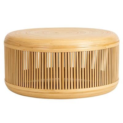 Bambu Orta Sehpa Hazeran Form 80 cm × 80 cm × 40 cm