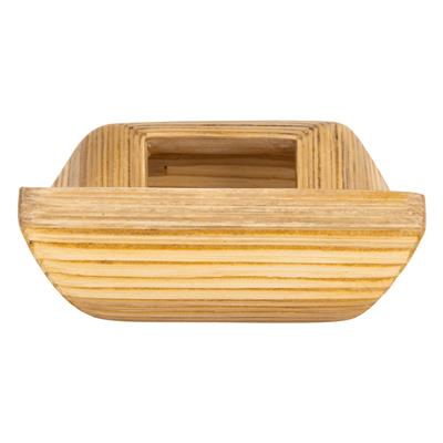 Bambu Peçete Halkası Kare Form 6 lı Set