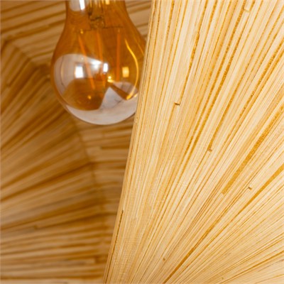 Bambu Sarkıt Piramit Form Aydınlatma 70cm