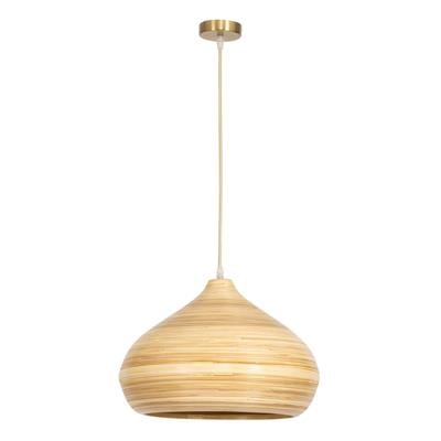 Bambu Tavan Aydınlatması Curve Form  35cm
