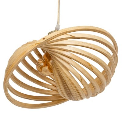 Bambu Tavan Aydınlatması Hazeran Form 35cm