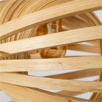 Bambu Tavan Aydınlatması Hazeran Form 35cm