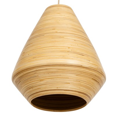 Bambu Tavan Aydınlatması Konik Form