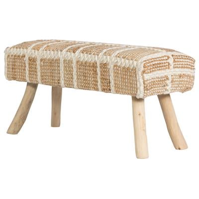 Bench  Naturel / Fildişi 80 cm x 30 cm x 40 cm