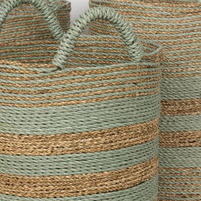 Çamaşır Sepeti 4 lü  Aqua Naturel