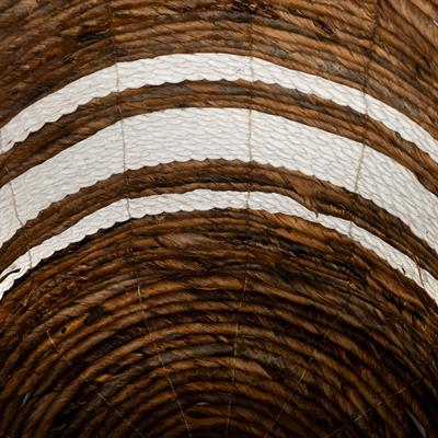 Çamaşır Sepeti Beyaz Naturel Ç.30cm