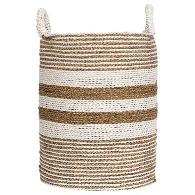 Çamaşır Sepeti  Krem Naturel Ç.35cm