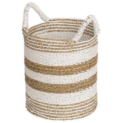 Çamaşır Sepeti  Krem Naturel Ç.30cm