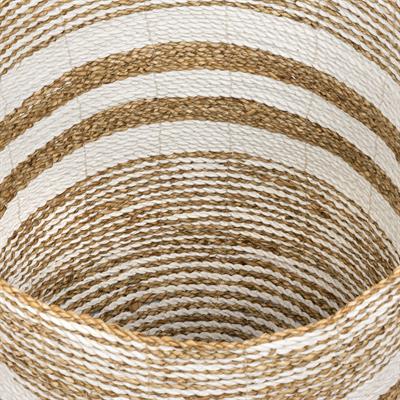 Çamaşır Sepeti  Krem Naturel Ç.38cm 