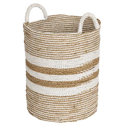 Çamaşır Sepeti  Krem Naturel Ç.38cm 