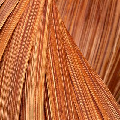 Bambu Spiral Şerit Lambader Y.160 cm
