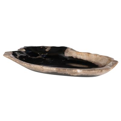 Dekoratif Bowl Fosil Ağaç -26 cm x 16 cm x 2 cm