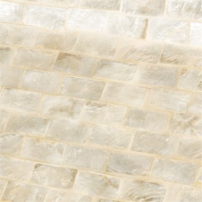 Dekoratif Dikdörtgen Sedefli Tepsi Deniz Kabuğu & Hindistan Cevizi Kabuğu Kaplama 40×18 cm