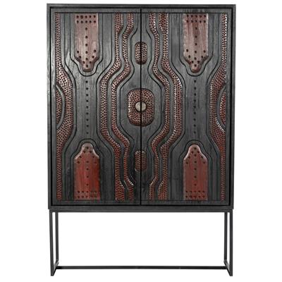 Dekoratif Dolap Ahşap Oymalı 2 kapılı 110 cm x 40 cm x 160 cm