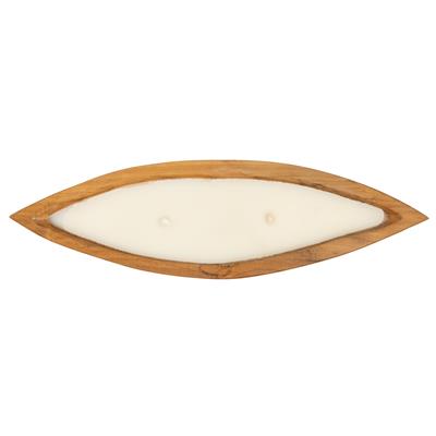 Dekoratif Mum Teak Tekne Formu 45cm S