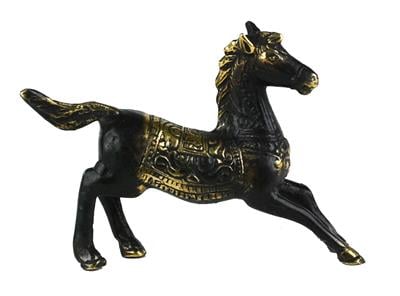 Dekoratif Prinç At Eskitme Yeşil Gold