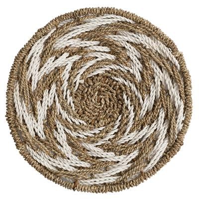Duvar Tabağı Beyaz Naturel 40 cm
