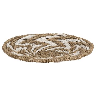Duvar Tabağı Beyaz Naturel 40 cm