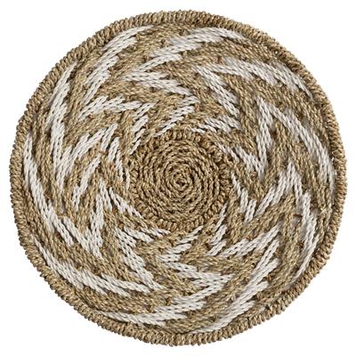 Duvar Tabağı Beyaz Naturel 50 cm