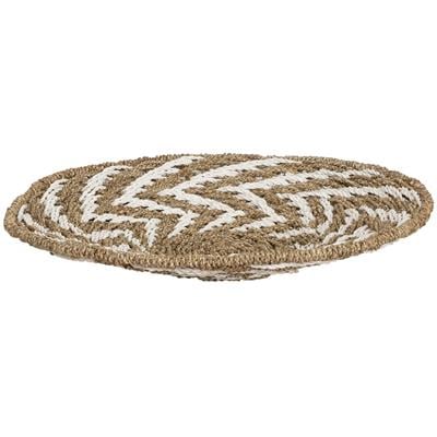 Duvar Tabağı Beyaz Naturel 60 cm