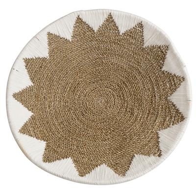 Duvar Tabağı Beyaz Naturel 60 cm