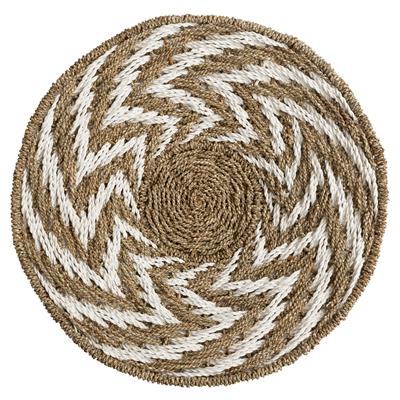 Duvar Tabağı Beyaz Naturel 60 cm