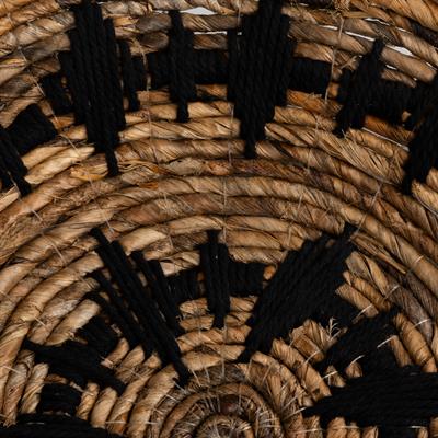 Duvar Tabağı Siyah Makrame Naturel 40 cm