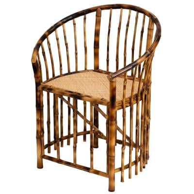 Koltuk Bambu Naturel Rattan M