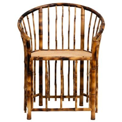 Koltuk Bambu Naturel Rattan M