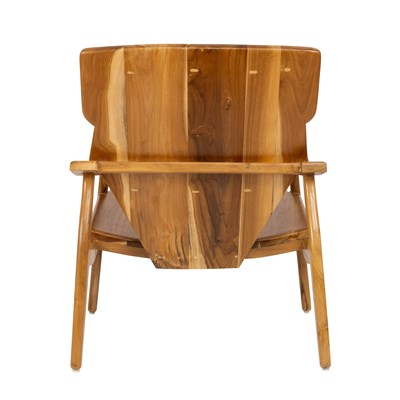 Masif Teak Kolçaklı Lounge Koltuk