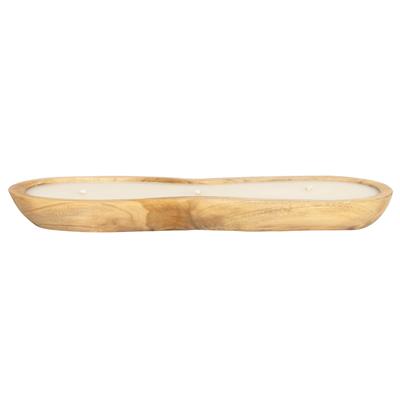 Mum 2 Bölmeli Teak 50cm L