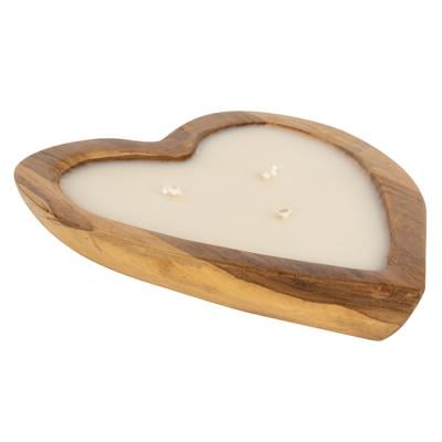 Mum Teak Kalp Formu Ç.30cm