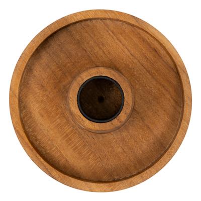 Mumluk  Teak Naturel  D.10 cm x H.6 cm