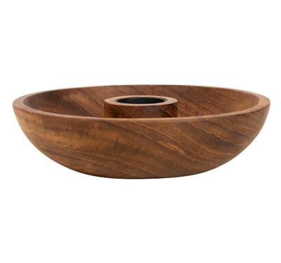 Mumluk  Teak Naturel  D.12 cm x H.3 cm