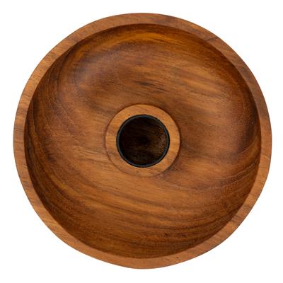 Mumluk  Teak Naturel  D.12 cm x H.3 cm