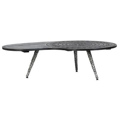 Orta Sehpa Ahşap Oymalı Y.34cm