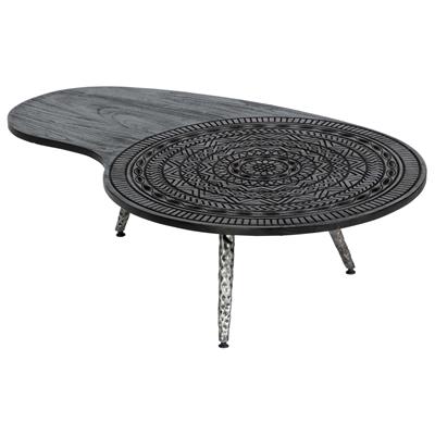 Orta Sehpa Ahşap Oymalı Y.34cm