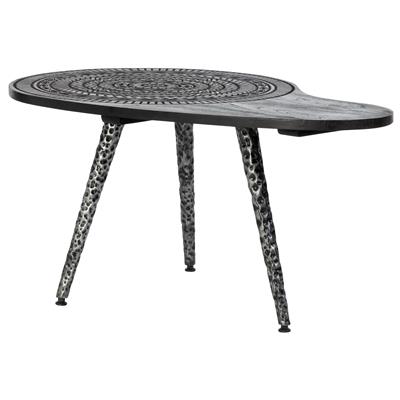 Orta Sehpa Ahşap Oymalı Y.43cm