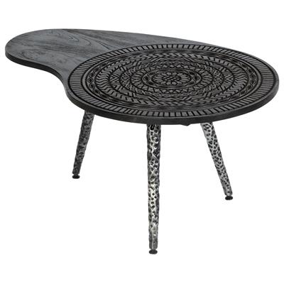 Orta Sehpa Ahşap Oymalı Y.43cm