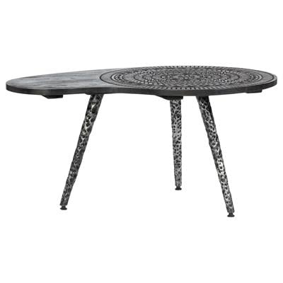 Orta Sehpa Ahşap Oymalı Y.43cm